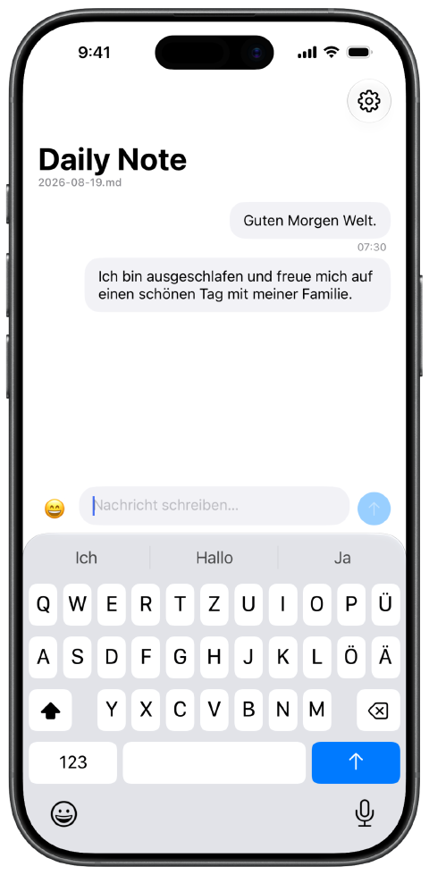 DailyNote.md Screenshot
