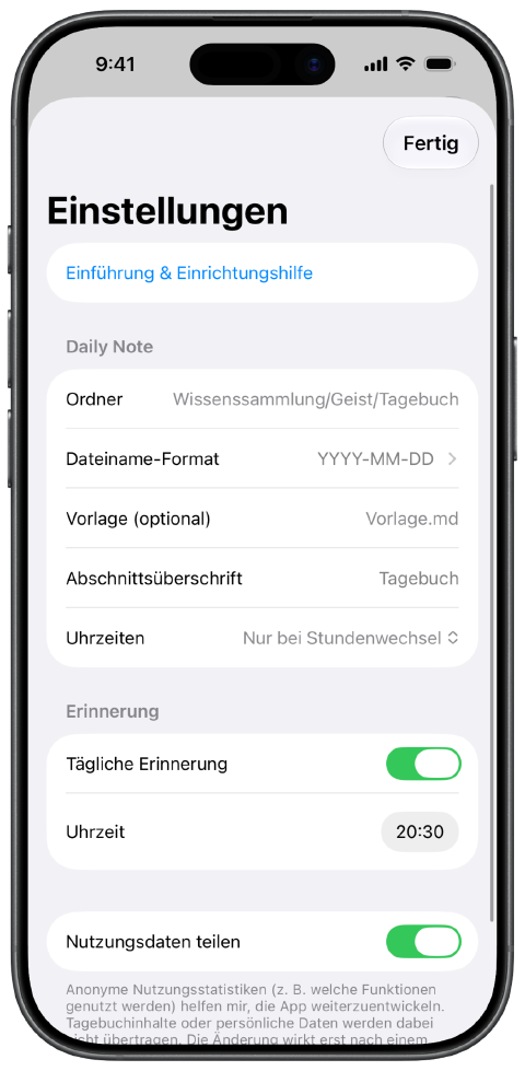 DailyNote.md Screenshot